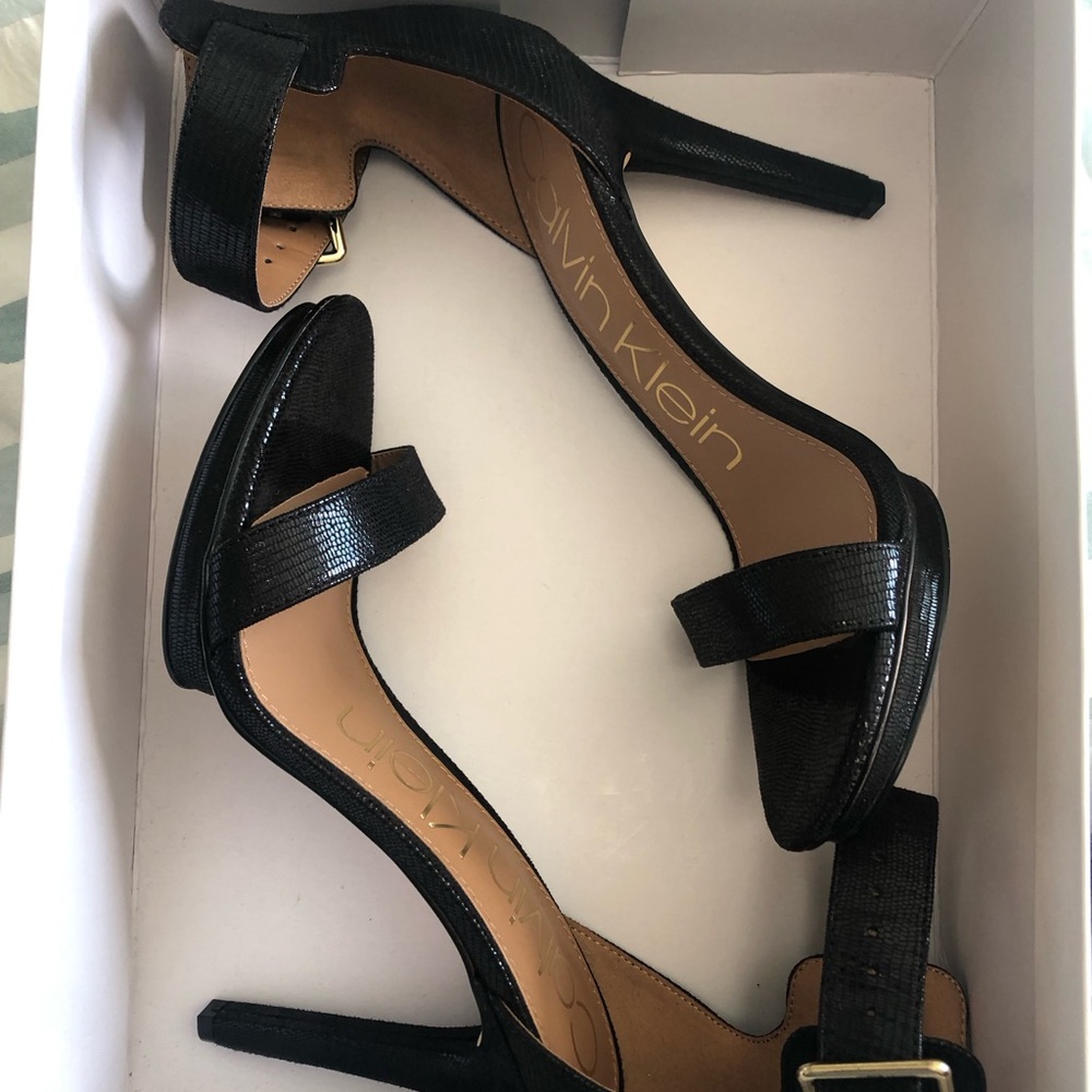 Calvin Klein platform heels